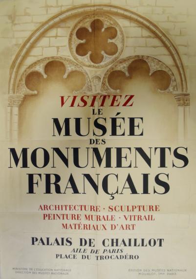 Projet d'affiche pour le musée des Monuments français, s.d.